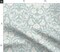 Boho Whimsical Cottagecore Butterfly Floral Wildflowers Blue Garden Medium Scale Pale William Morris Butterflies Custom Printed Fabric by Spoonflower Various Fabrics by the Yard or Fat Quarter